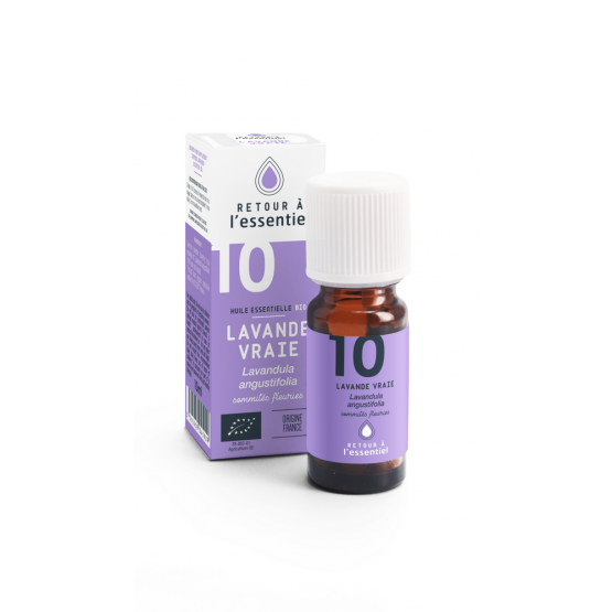 10 - Huile essentielle de LAVANDE VRAIE Bio